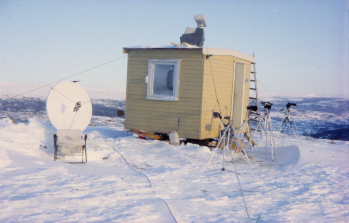 Hessdalen, picture of the headquarter 1985 (big verson)