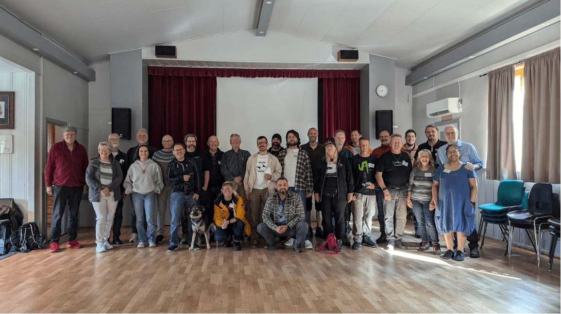 about half of the attendees