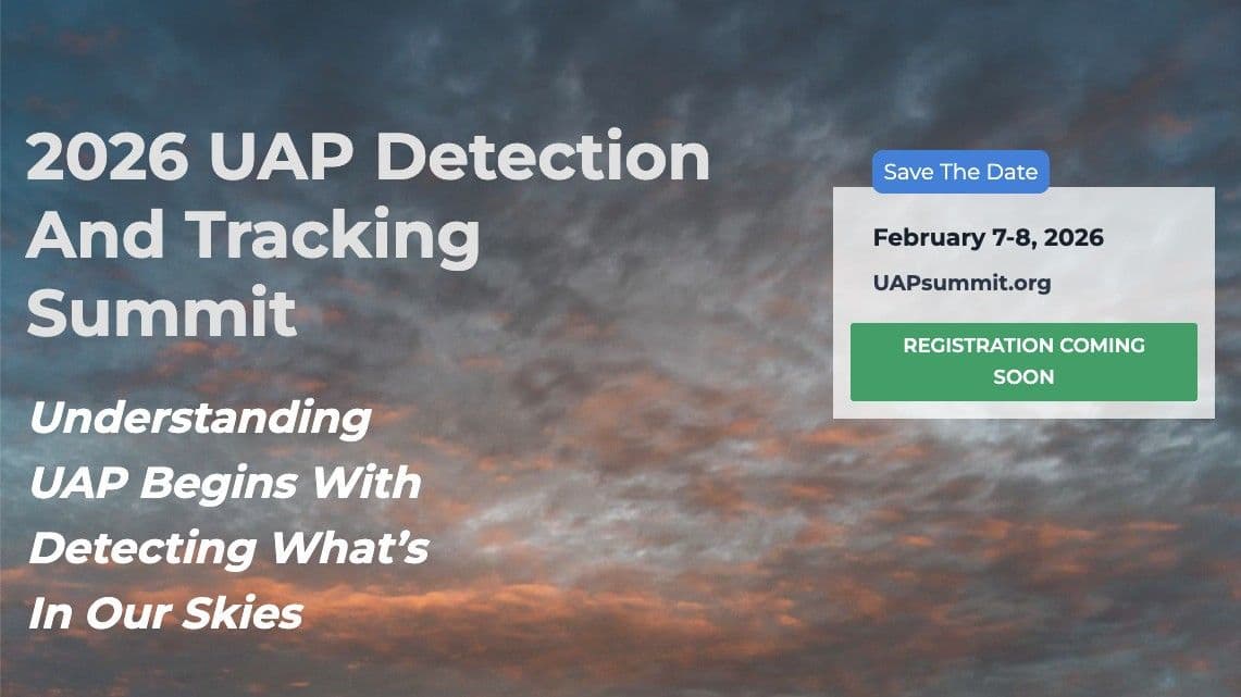 2026 UAP Detection and Tracking Summit