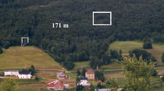 The location of the two cameras